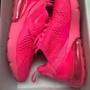 Nike Pink Sneakers with Breathable Knit Upper